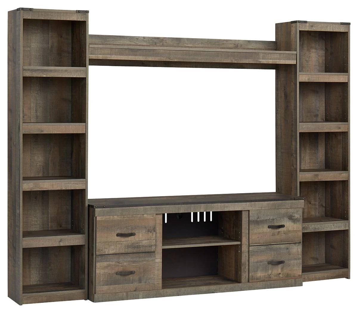 Trinell – 4-Piece Entertainment Center With 60″ TV Stand