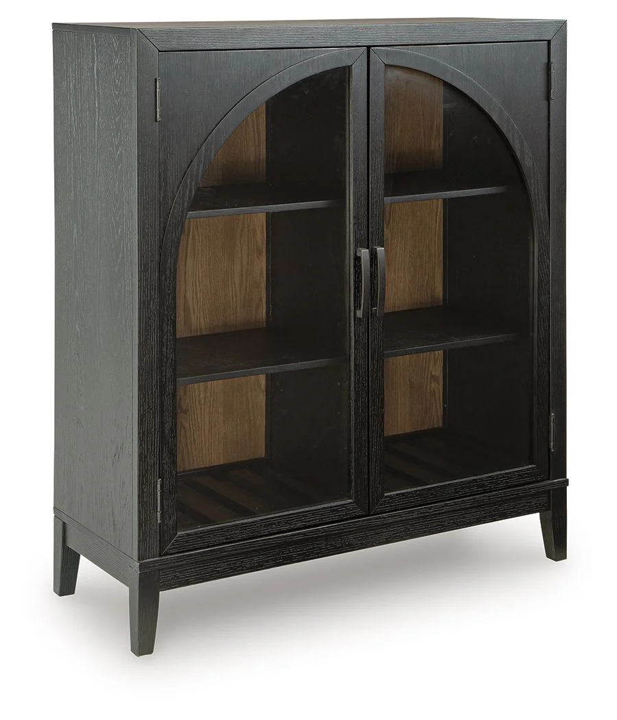 Armenleigh – Bar Cabinet – Black / Brown