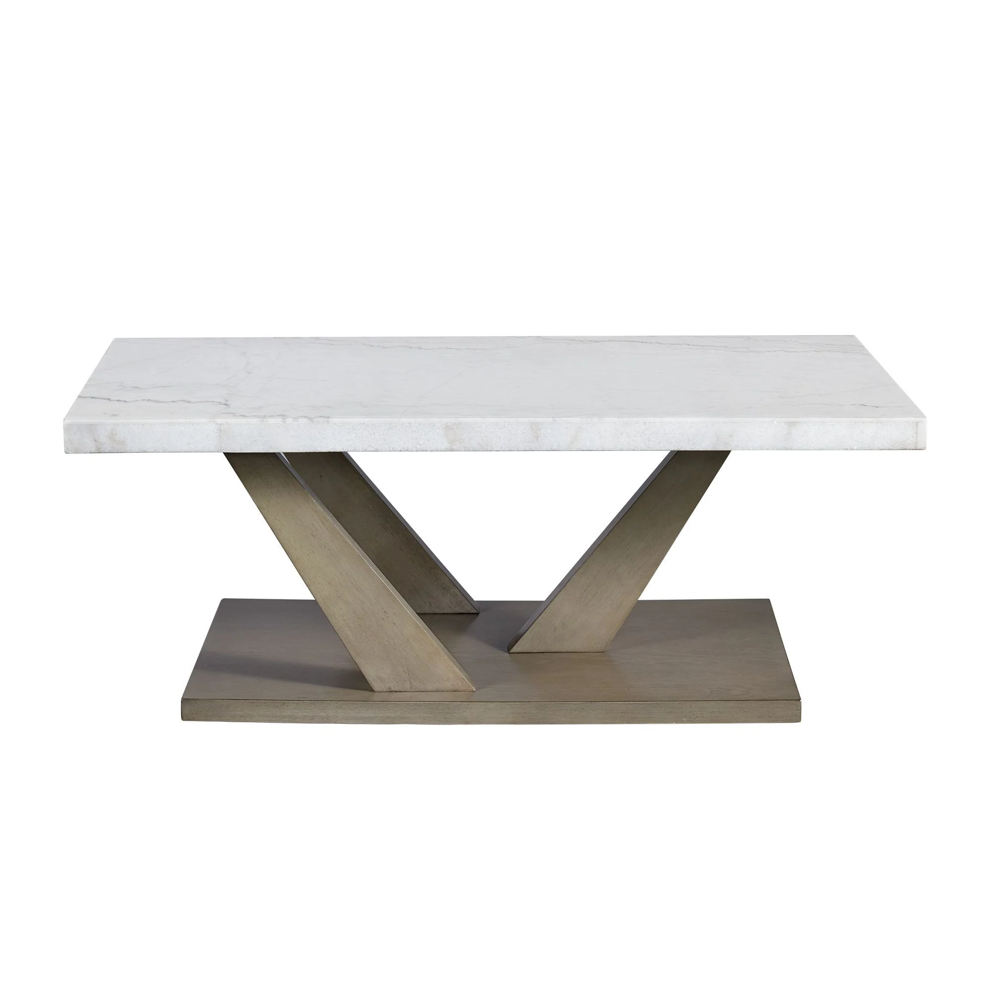 Greta - 2 Piece Occasional Table Set (Coffee Table And End Table) - Gray - Image 2