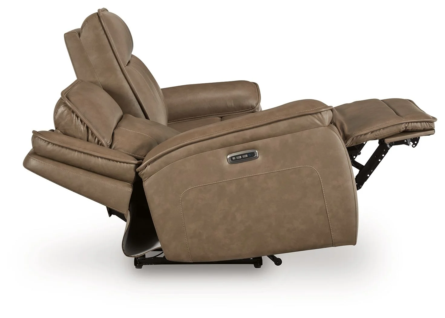 Glencroft - Power Reclining Sofa With Adjustable Headrest - Sahara - Image 2