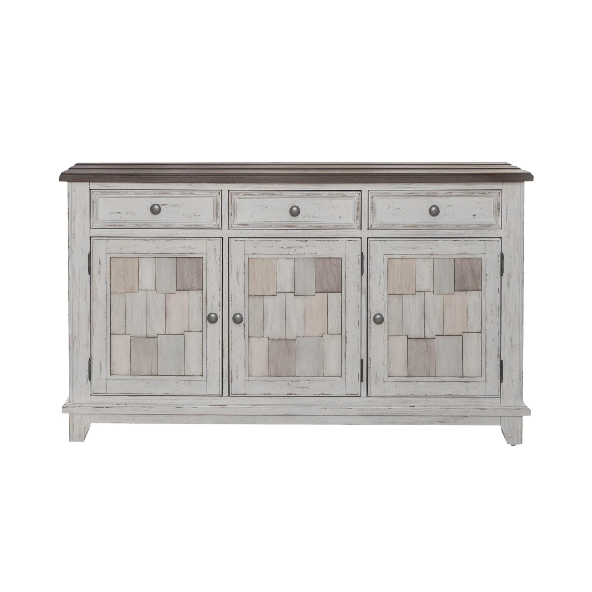 River Place - Accent Server - Riverstone White & Tobacco - Image 2