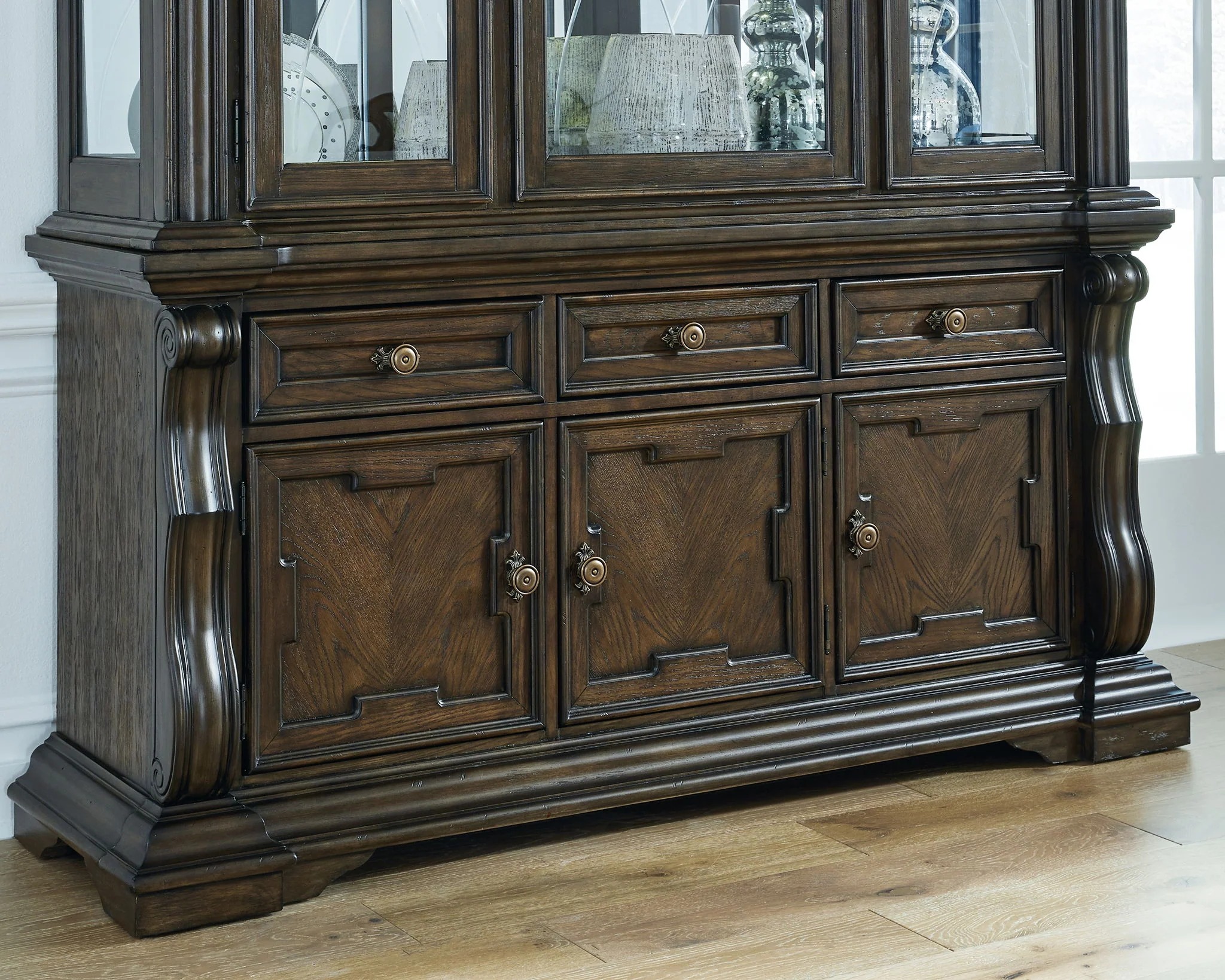 Maylee - Dining Room Buffet - Dark Brown - Image 2