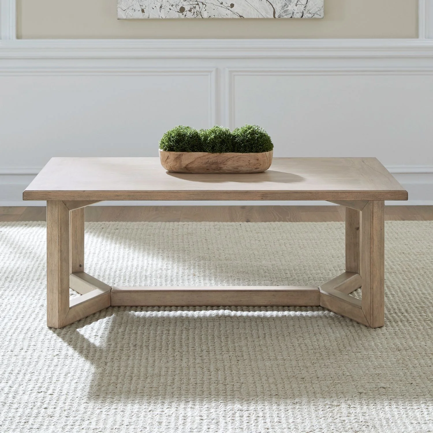Proximity Place - Rectangular Cocktail Table - Barley Buff - Image 3
