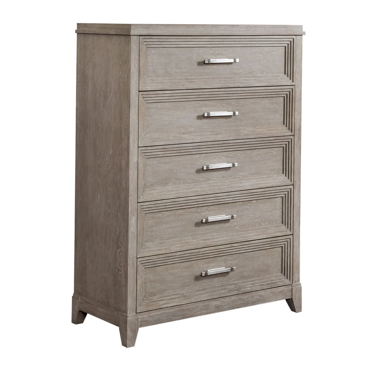 Belmar - 5 Drawer Chest - Washed Taupe - Image 2