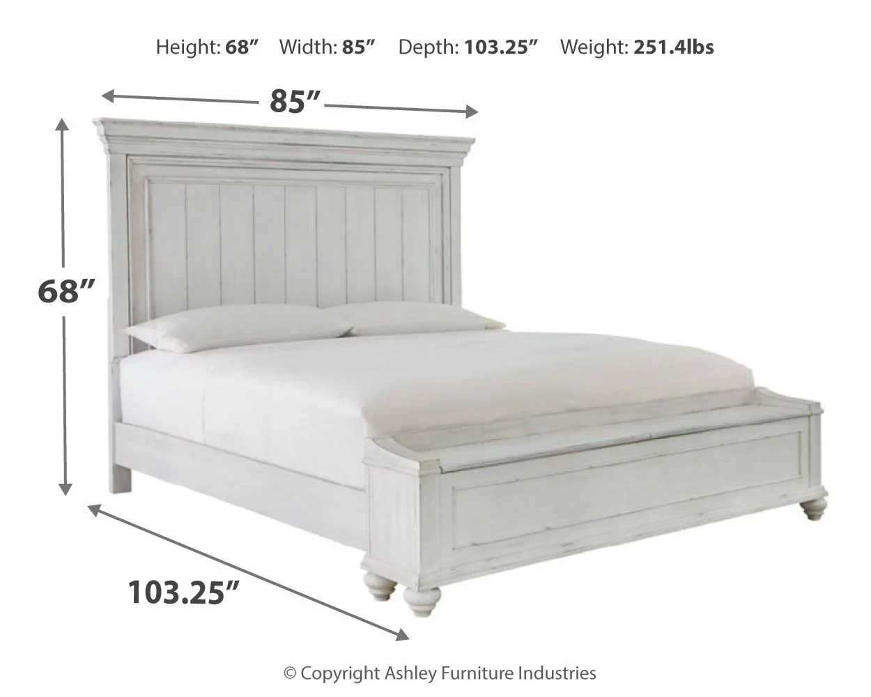 Kanwyn - Panel Bed - Image 3