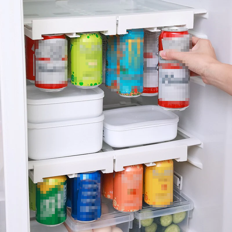 Refrigerator Beverage Organizer Slide Rack - Image 2