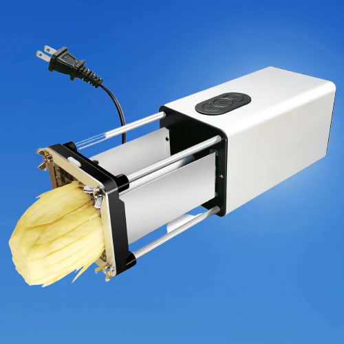 Stainless Steel Electric Automatic Vegetable Potato Cutting Machine - Image 2