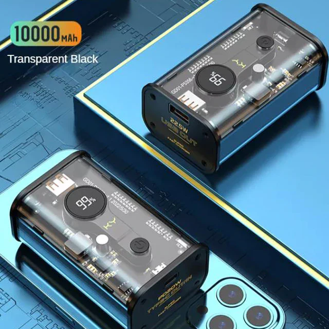 Digital Display Transparent Power Bank - Image 2