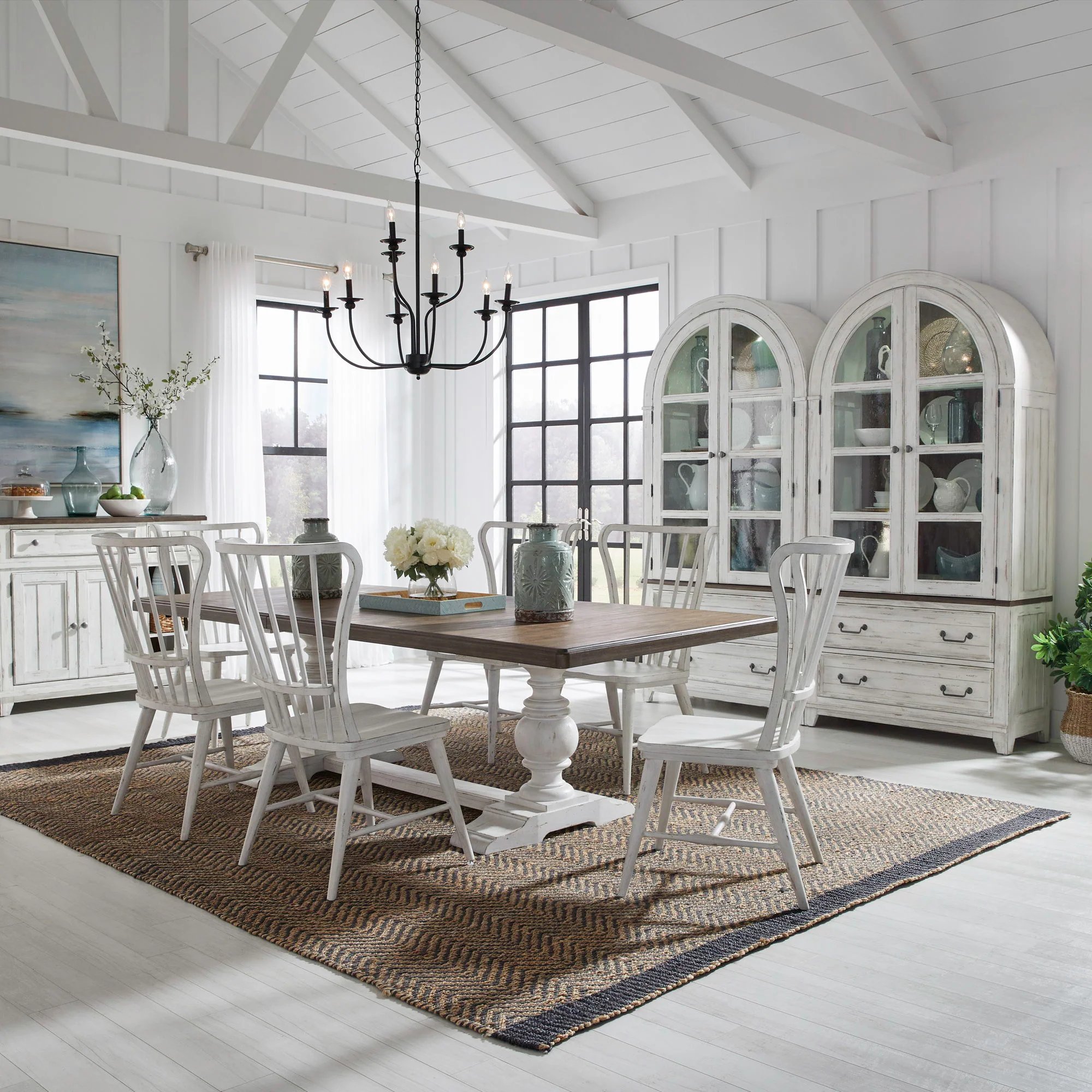 River Place - Trestle Table Set - Image 2