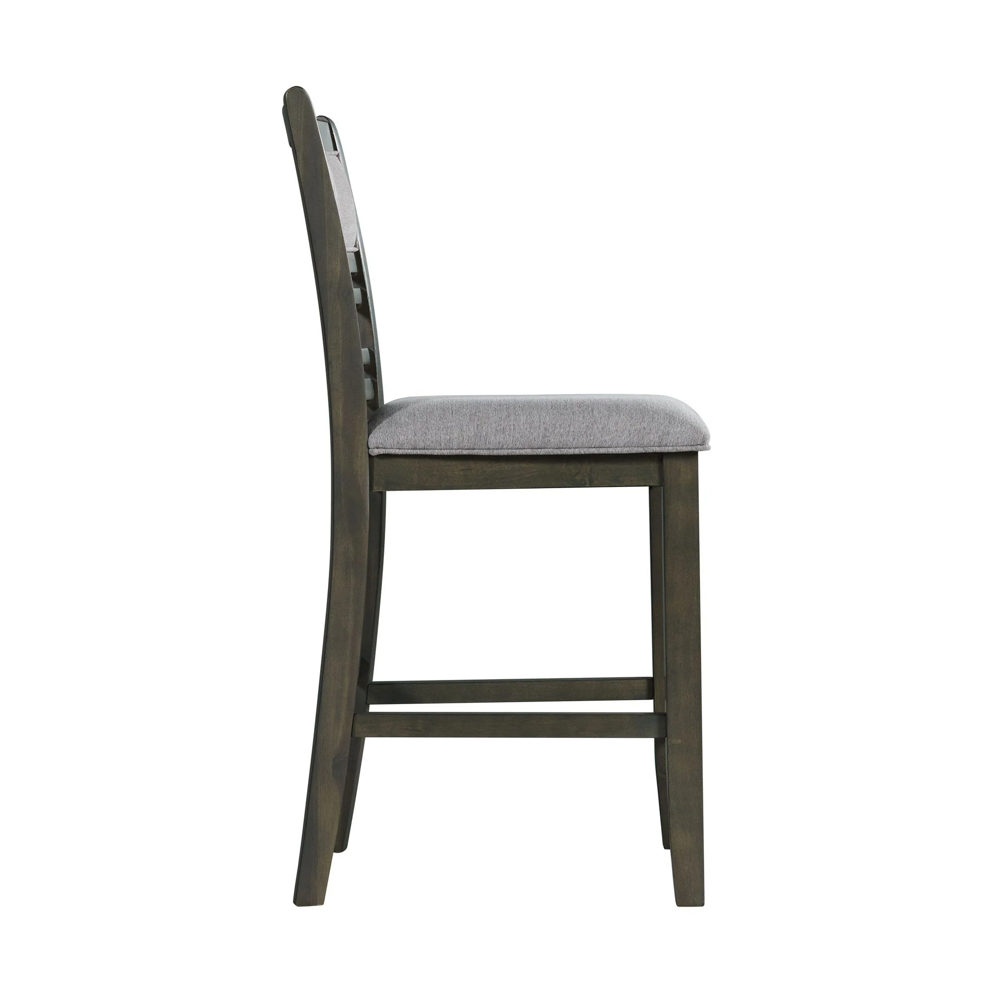 Amherst - Counter Side Chair With Fabric Cushion (Set of 2) - Gray Finish - Image 2