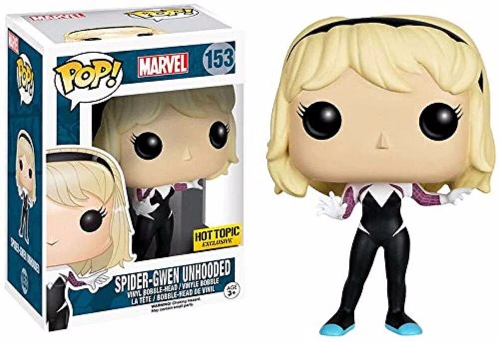 Funko Pop! Marvel Spider Gwen Unmasked Exclusive Vinyl Action Figure