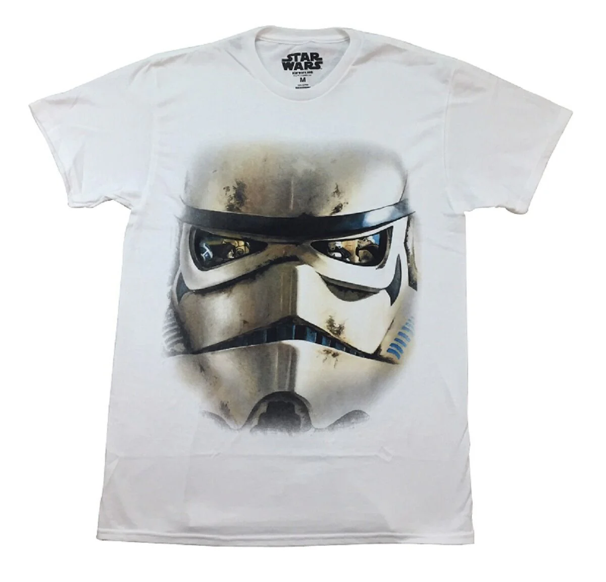 Star Wars Movie Stormtrooper Helmet Adult T-Shirt - Image 1