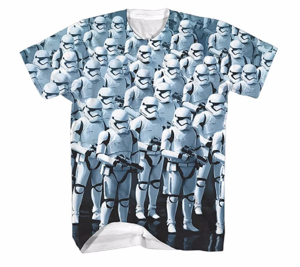 Star Wars True Person Set Stormtrooper Sublimated Adult T-Shirt - Image 1