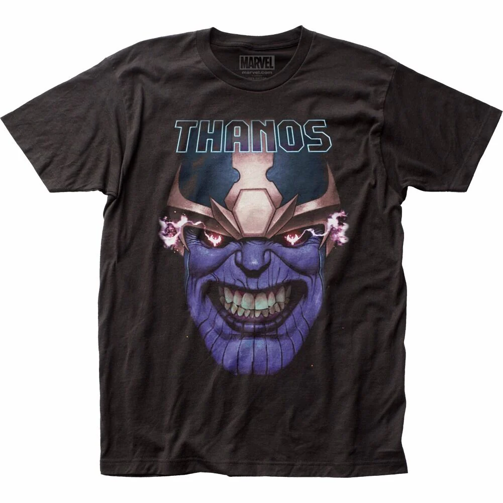 Thanos Teeth Clenched Marvel Comics Adult T-Shirt - Image 1