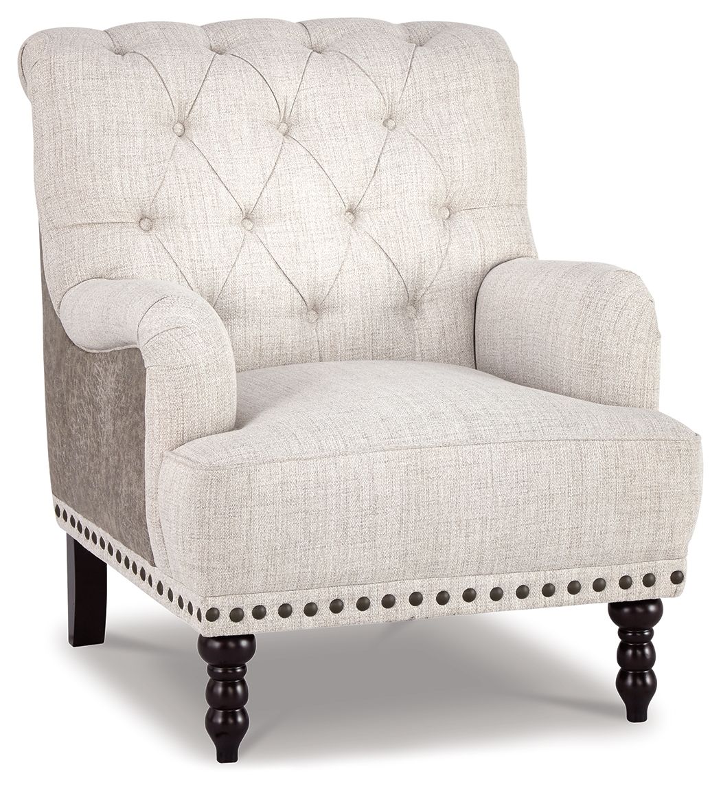 Tartonelle – Accent Chair – Ivory / Taupe