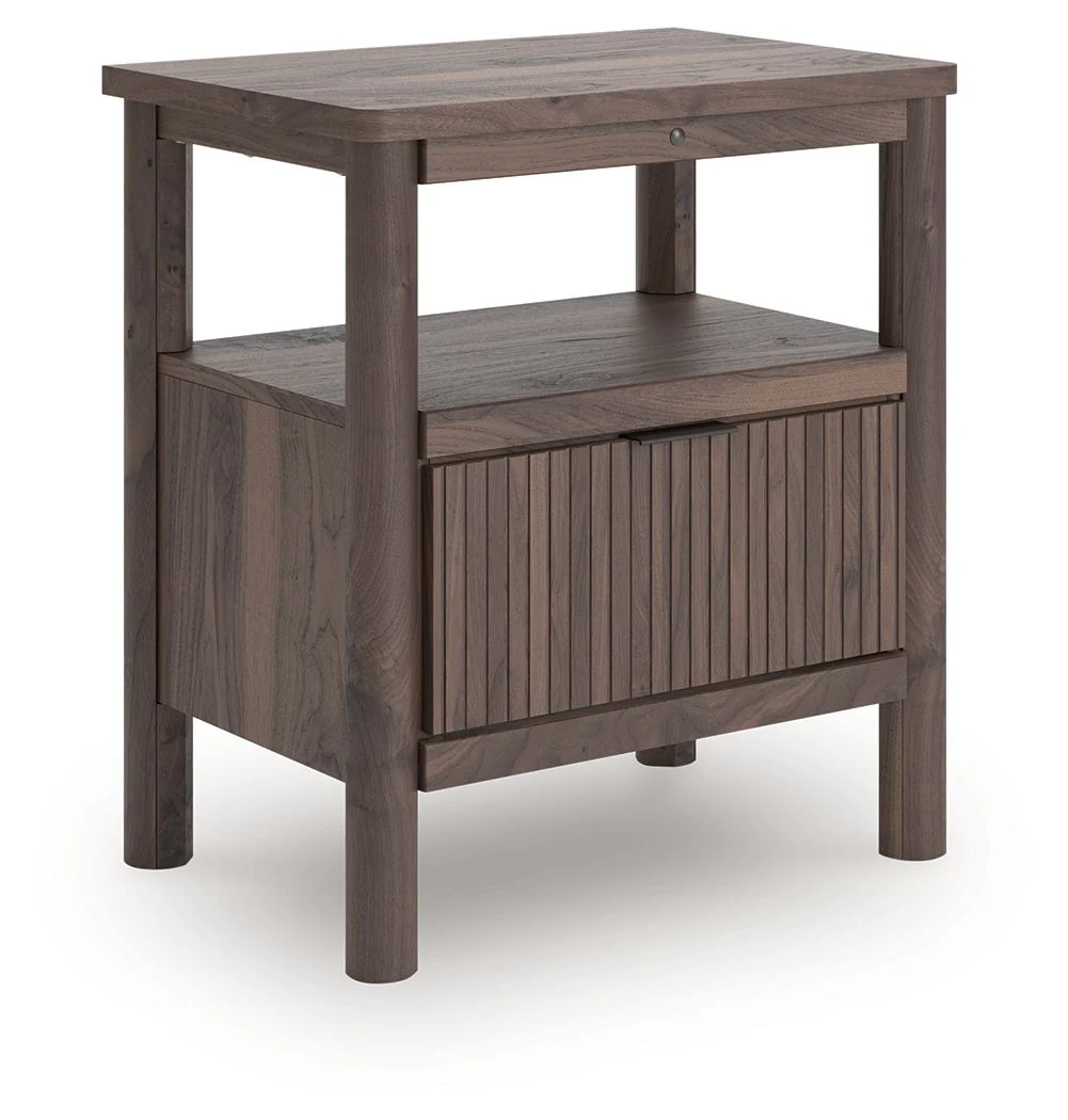 Pamytta - One Drawer Night Stand - Brown - Image 1