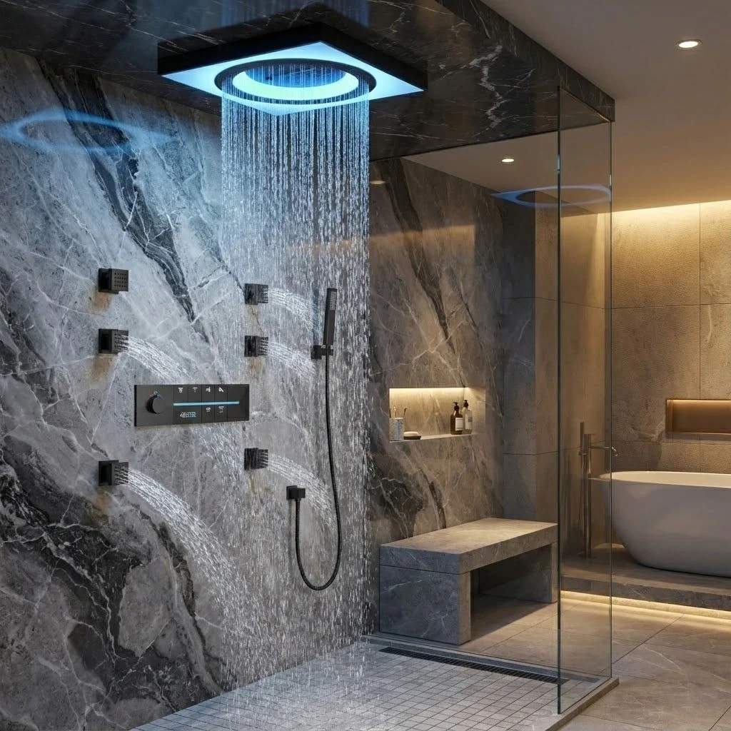 Rainfall Smart LED Music Shower System - Image 2