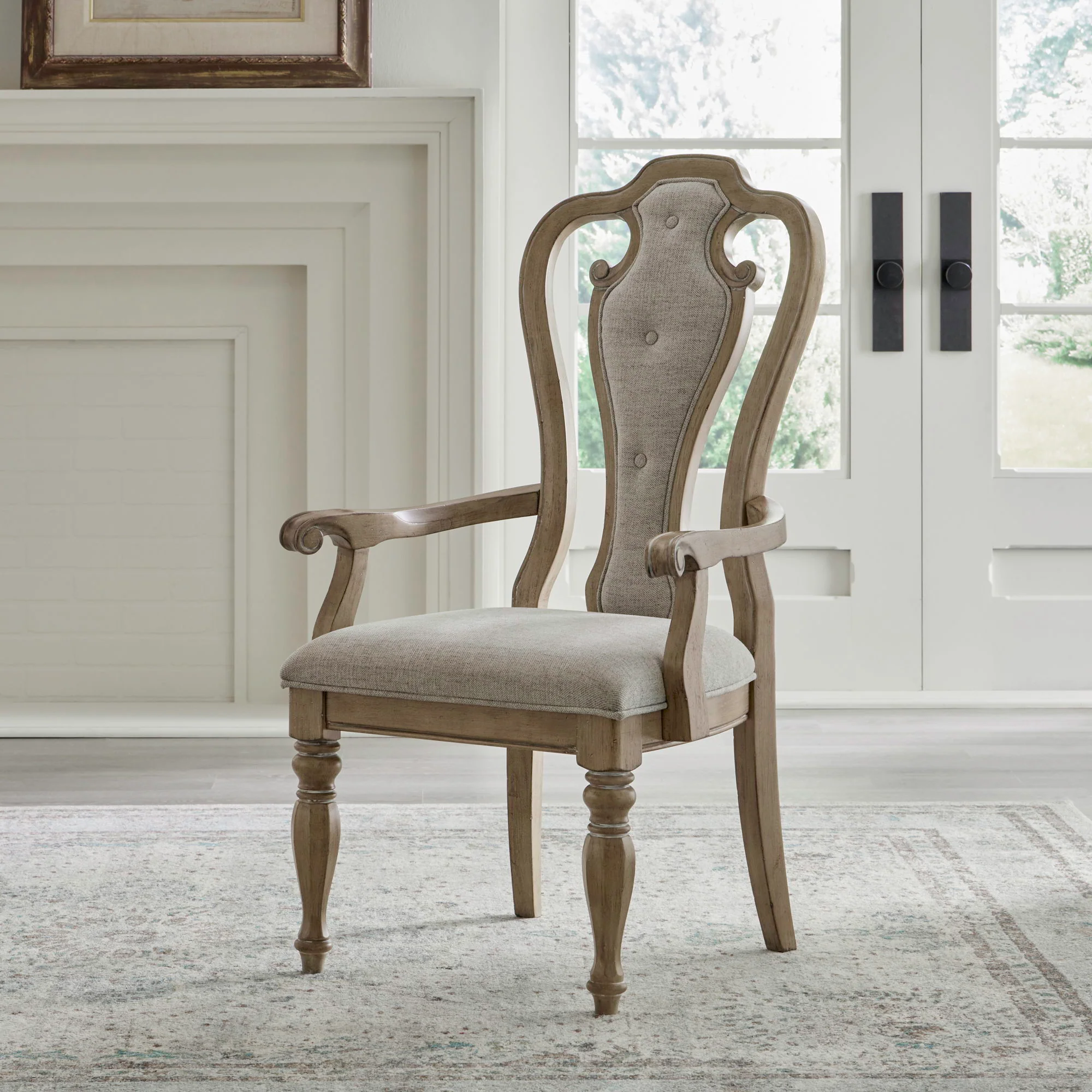 Magnolia Manor - Splat Back Upholstered Chair - Image 2