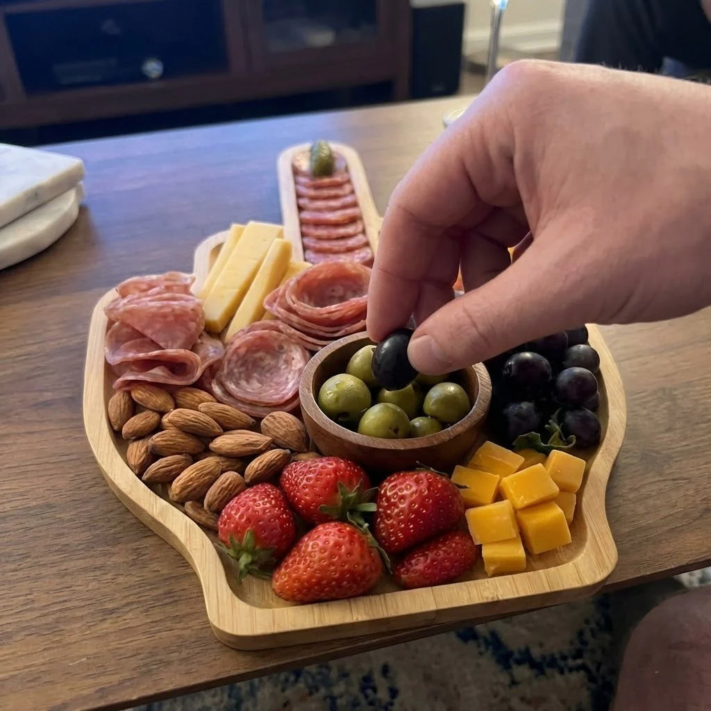 Middle Finger Charcuterie Serving Board Platter - Image 3