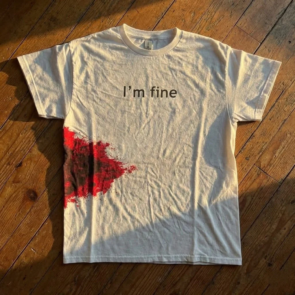 I'm Fine Funny T-Shirt - Image 2