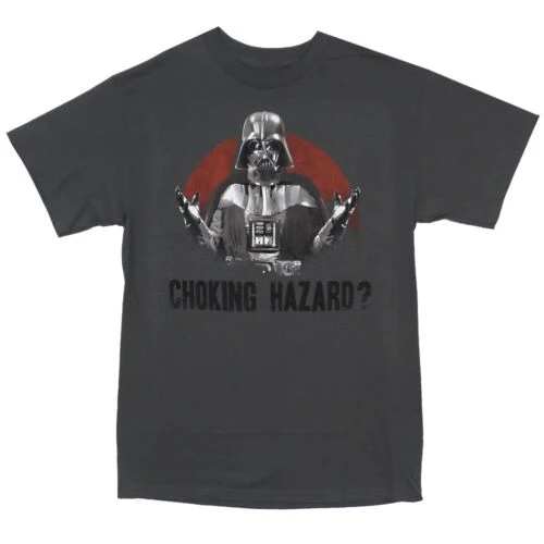 Star Wars Darth Vader Choking Hazard Adult T-Shirt - Image 1