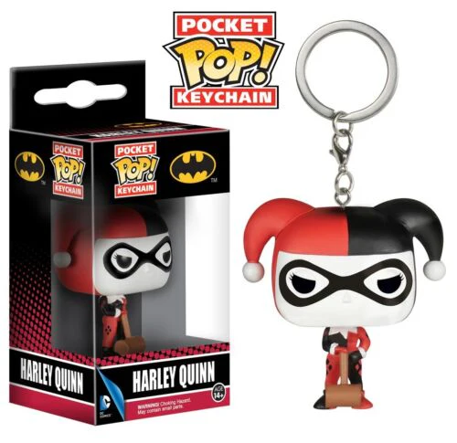 Harley Quinn DC Comics Funko Pop! Vinyl Figure Pocket Keychain - Image 1