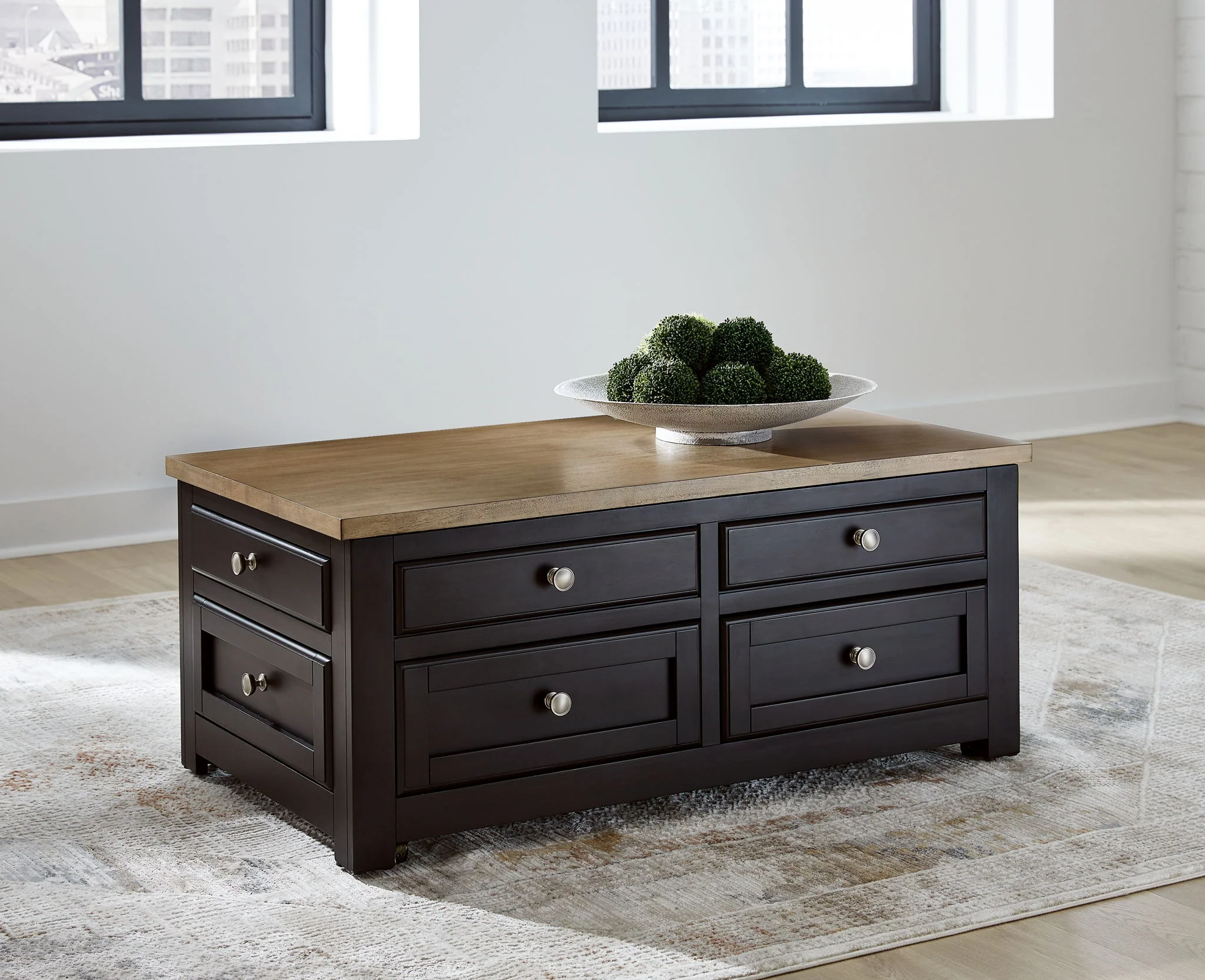 Drazmine - Lift Top Cocktail Table - Brown - Image 2