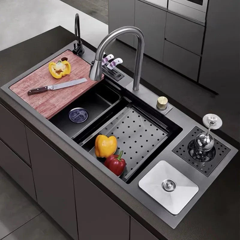 Smart Nano Technology Large Rain Waterfall Kitchen Sink - Image 1