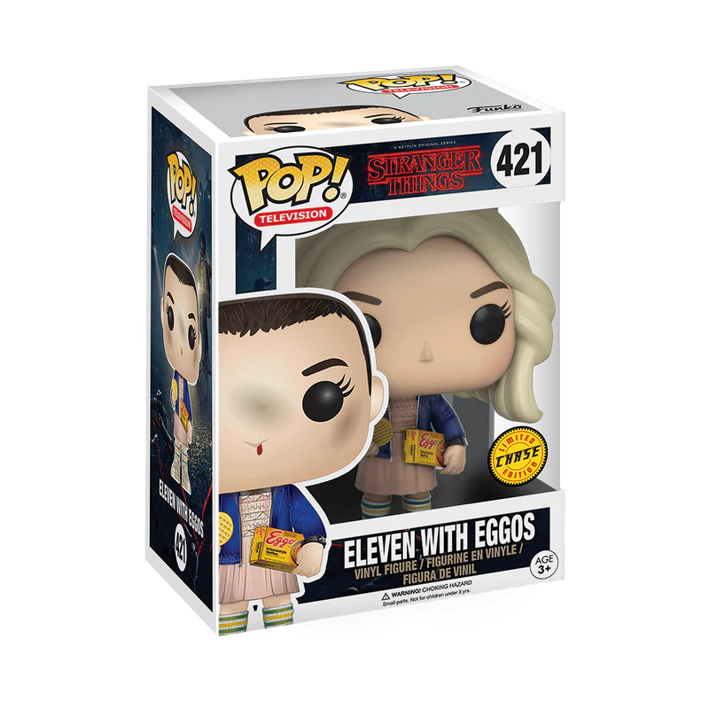 Funko Pop! Television: Stranger Things - Eleven In Wig With Eggos Chase - Image 2