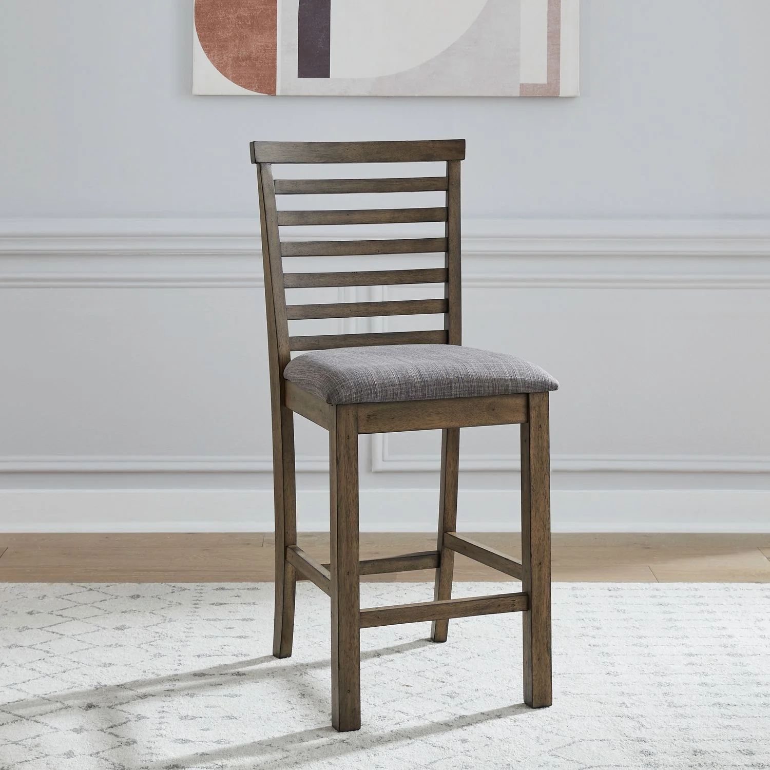 Brook Bay - Upholstered Ladder Back Counter Chair (RTA) - Image 2