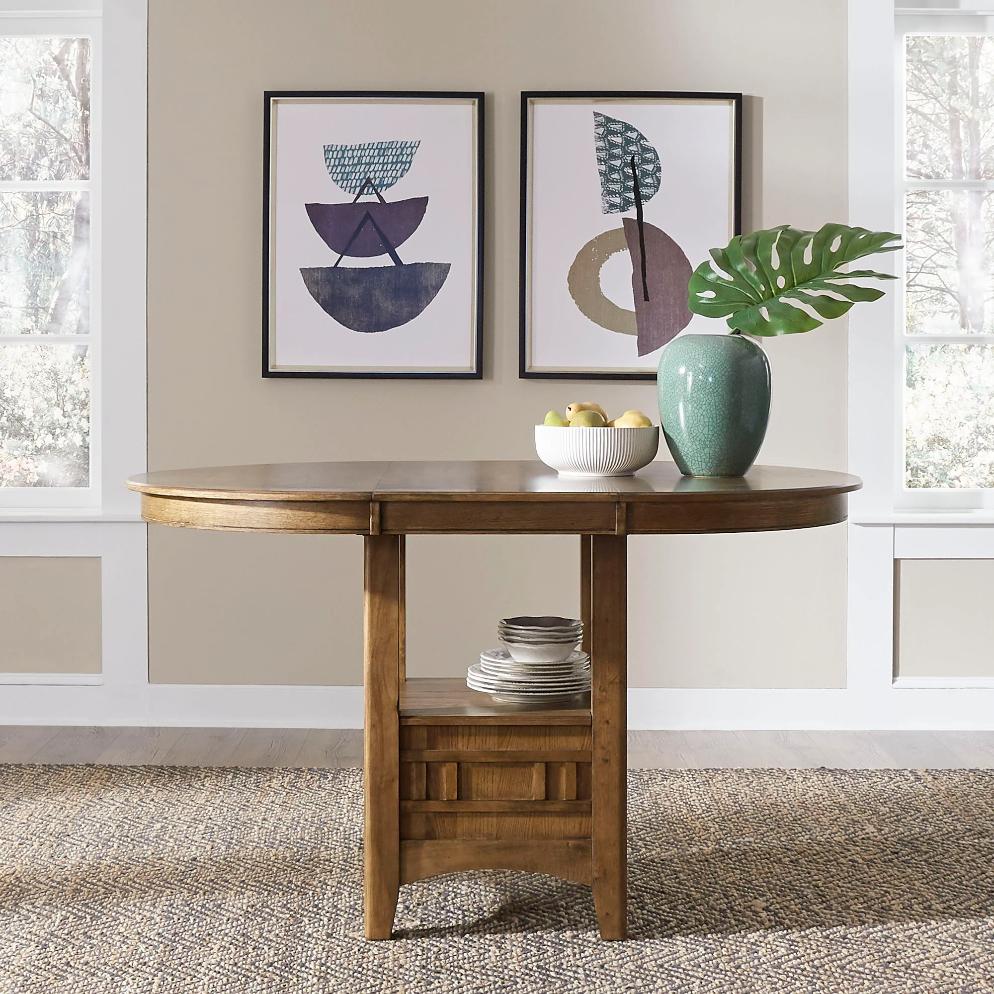 Santa Rosa - Pub Table - Antique Honey - Image 1