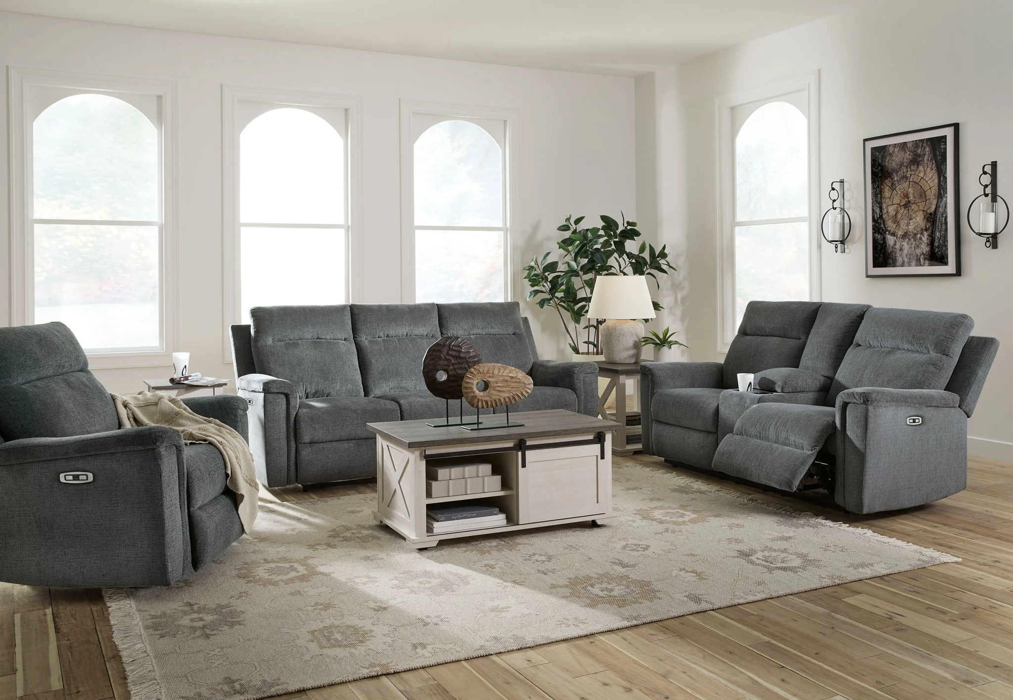 Barnsana - Reclining Living Room Set - Image 2