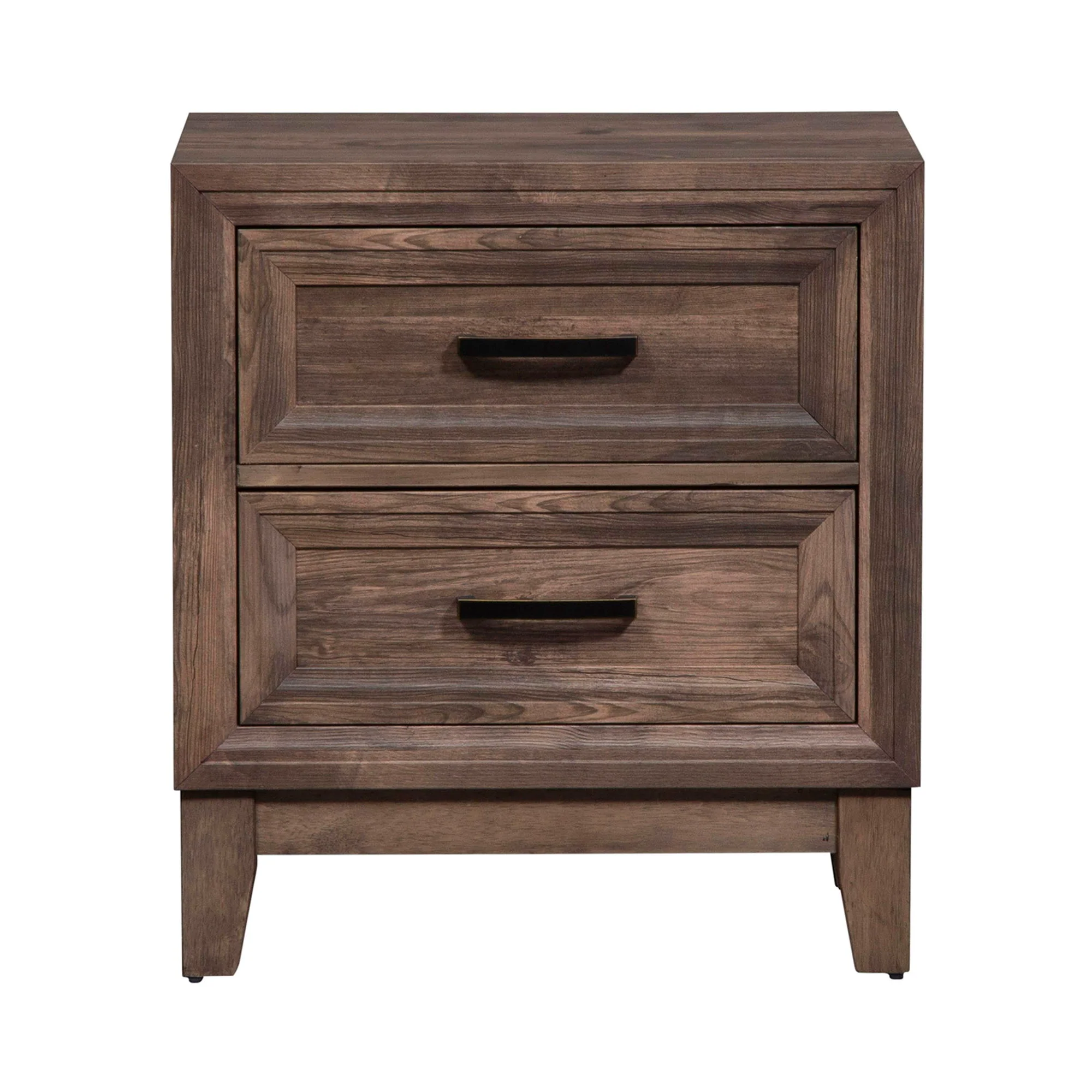 Ridgecrest - 2 Drawer Nightstand - Cobblestone - Image 1