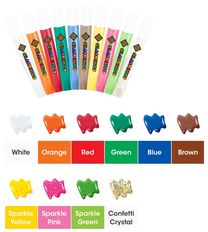 DIY Christmas Glass Educational Paint Set - Image 2
