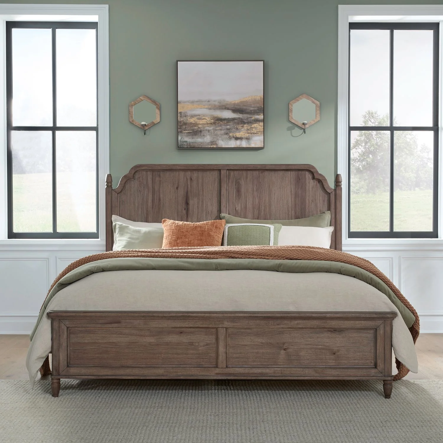 Hickory Grove – Panel Bed