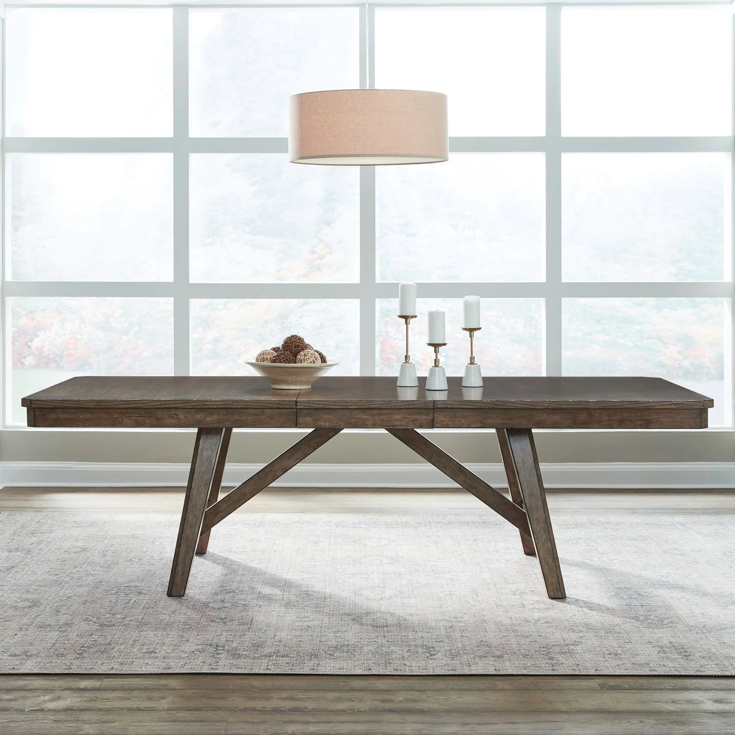 Carolina Park – Trestle Table – Amber Brown