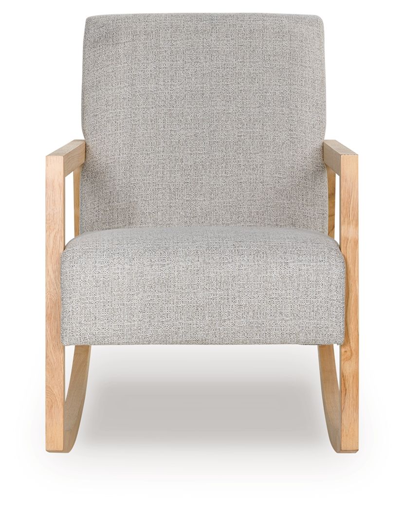 Wychworth - Accent Chair - Gray / Natural - Image 2