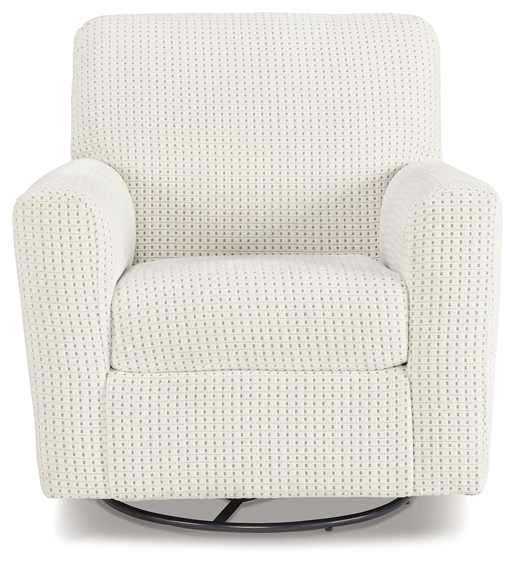 Herstow - Swivel Glider Accent Chair - Image 2