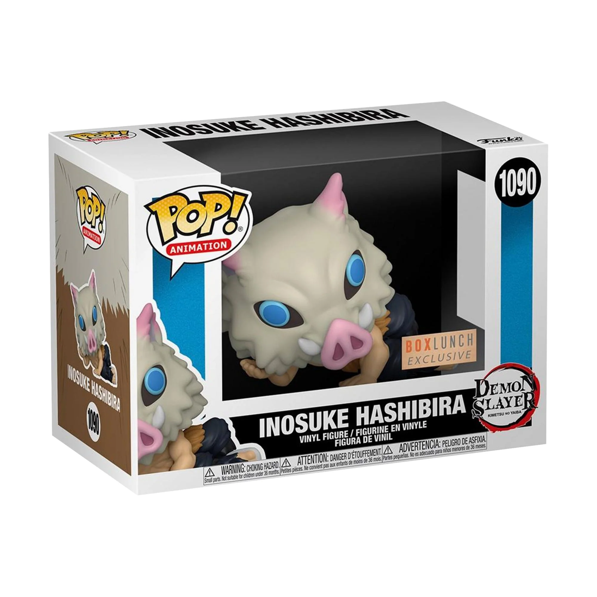 Funko Pop! Demon Slayer Kimetsu no Yaiba - Inosuke Hashibira Lounging in Mask BoxLunch Exclusive - Image 2