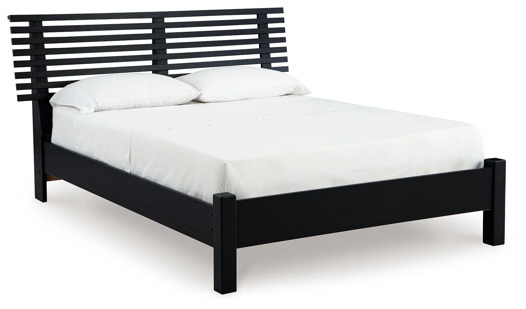 Danziar – Slat Panel Bed With Low Footboard