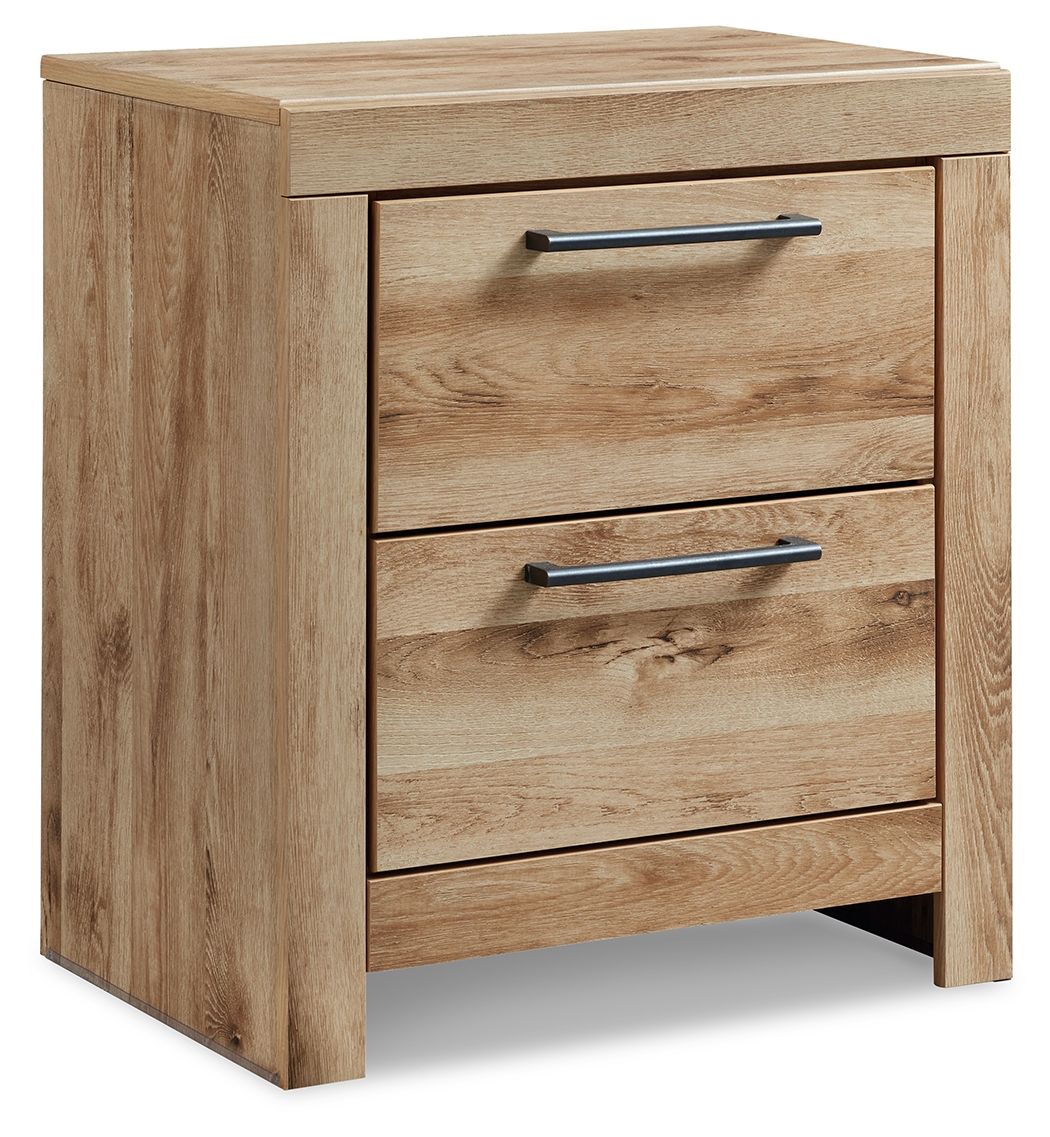 Hyanna - Two Drawer Night Stand - Tan Brown - Image 1