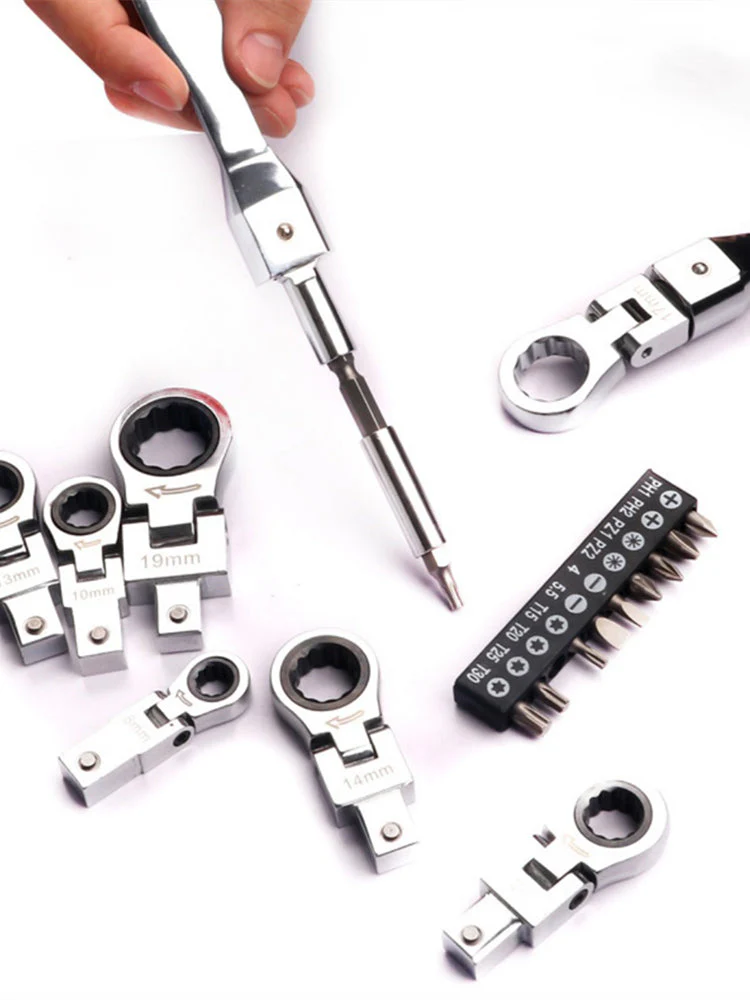 Universal Hexagon Ratchet Tool Set - Image 3