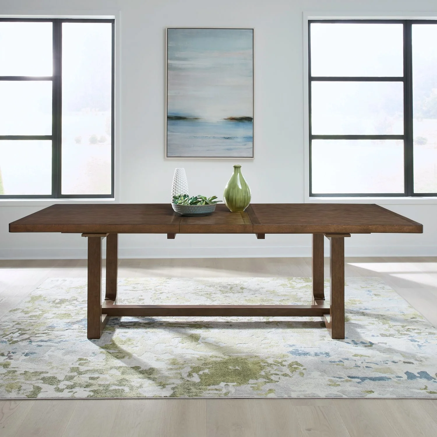 Harmony – Trestle Table – Brownstone