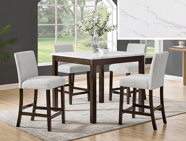 Lennon 5-PK Counter HT Set-Brown