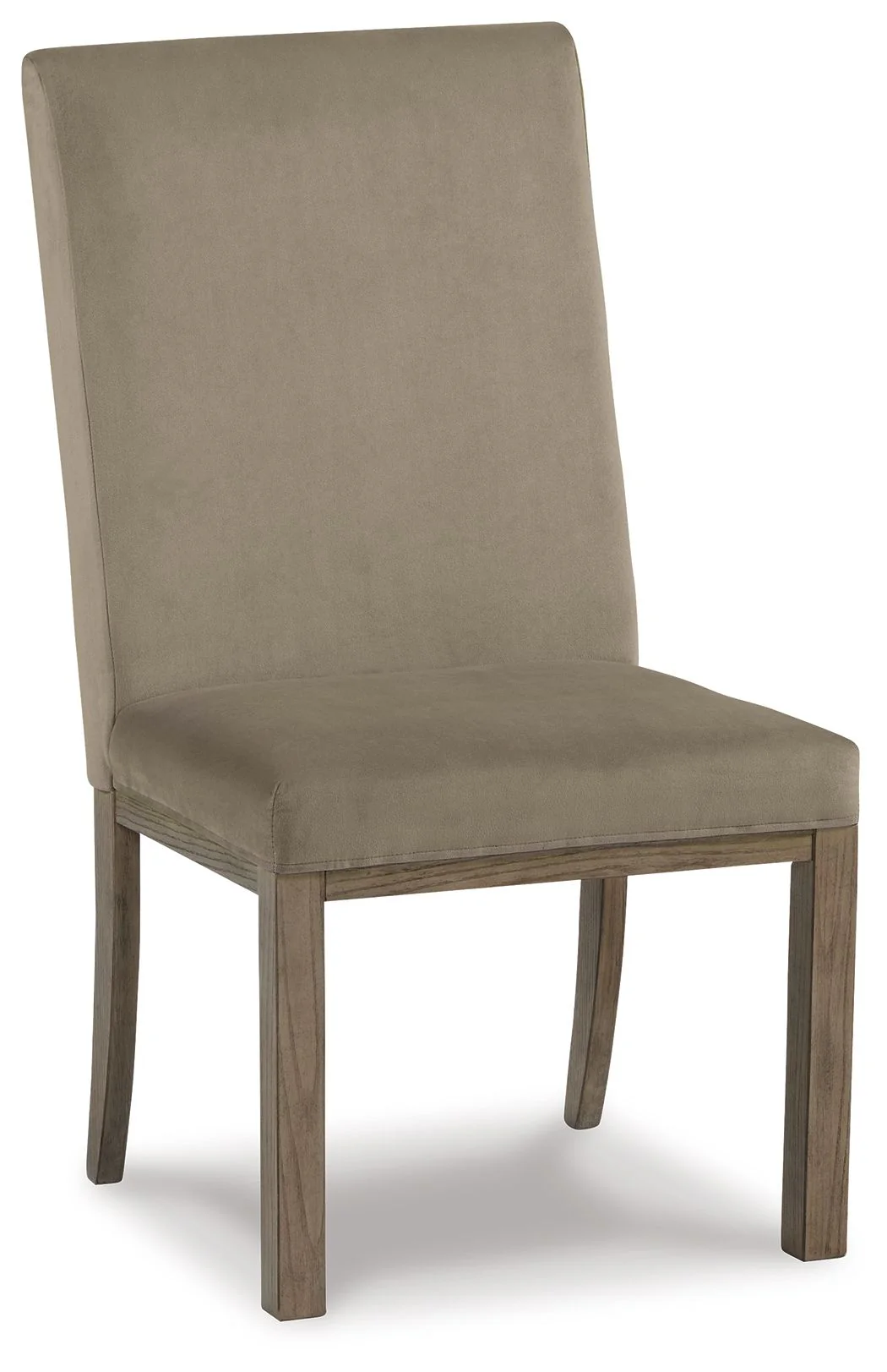 Chrestner - Dining UPH Side Chair (Set of 2) - Gray / Brown - Image 2