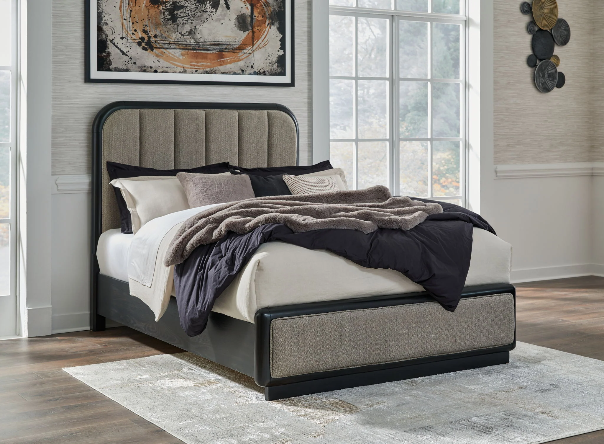 Rowanbeck - Upholstered Panel Bed - Image 2