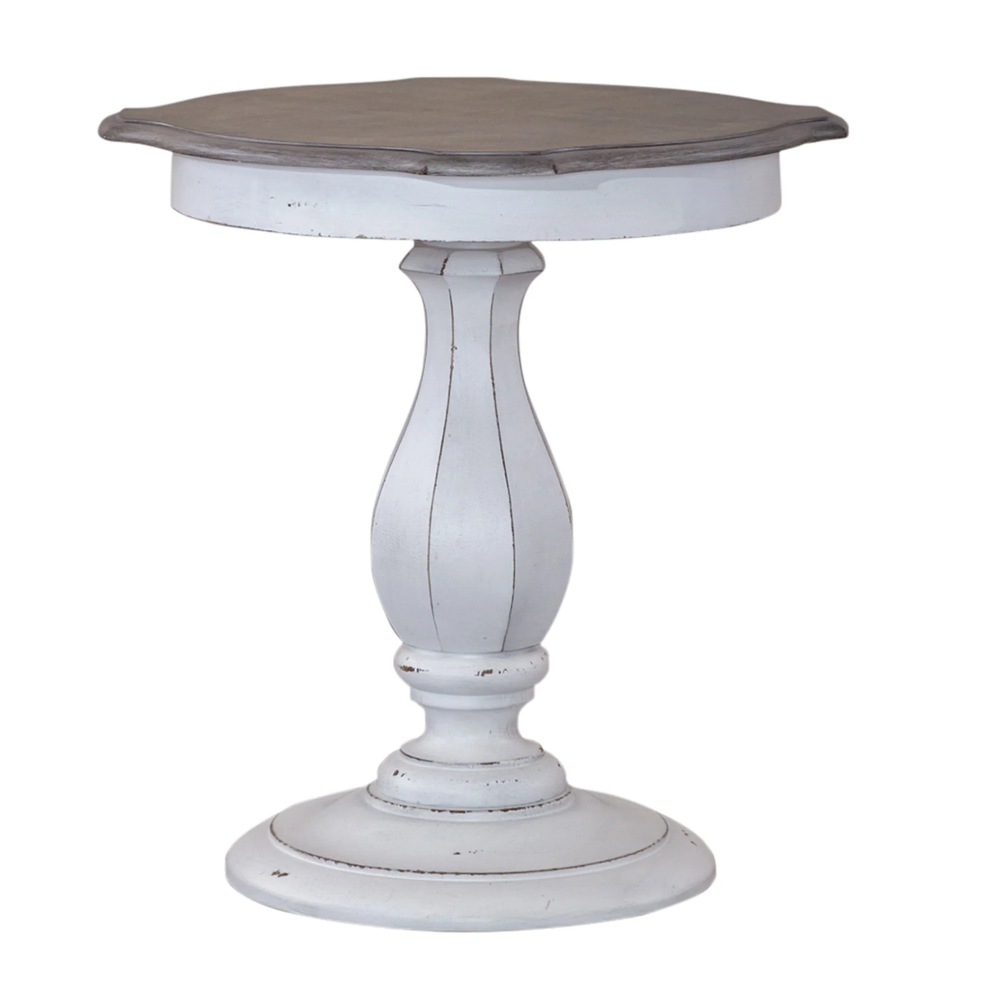 Magnolia Manor - Round Accent Table - Antique White - Image 2