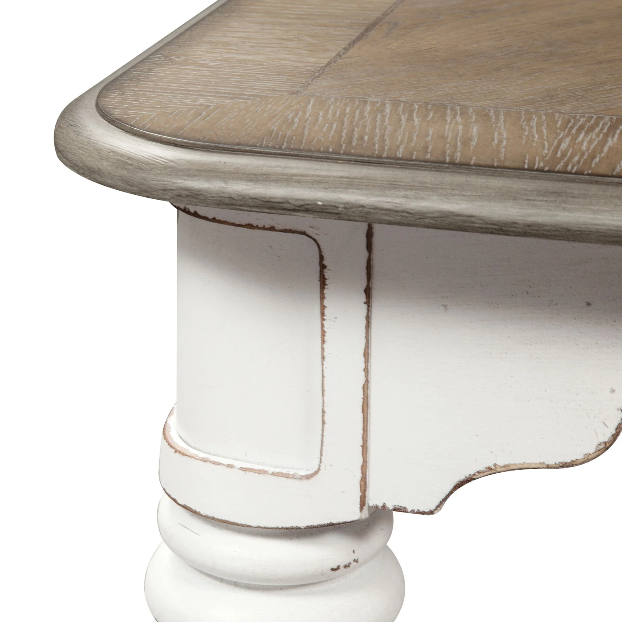 Magnolia Manor - Gathering Leg Table - Antique White - Image 2