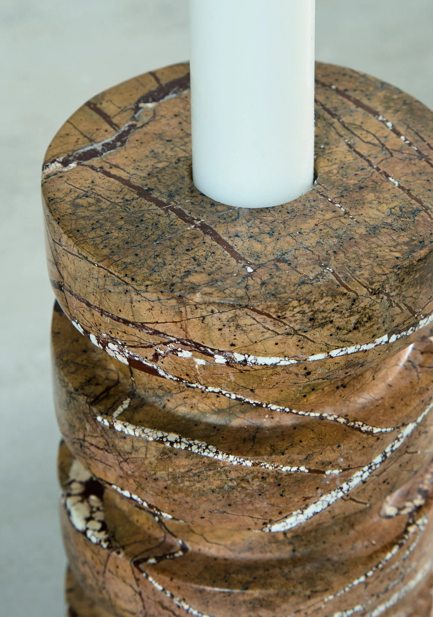 Emsleyfield - Candle Holder Set (Set of 2) - Tan - Image 2