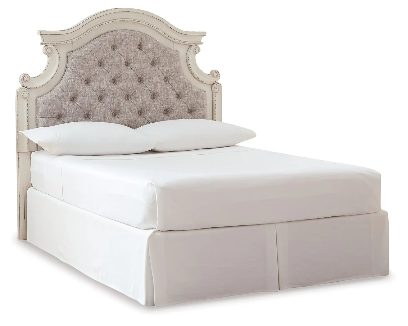 Realyn - Full UPH Panel Headboard - Chipped White - Image 2